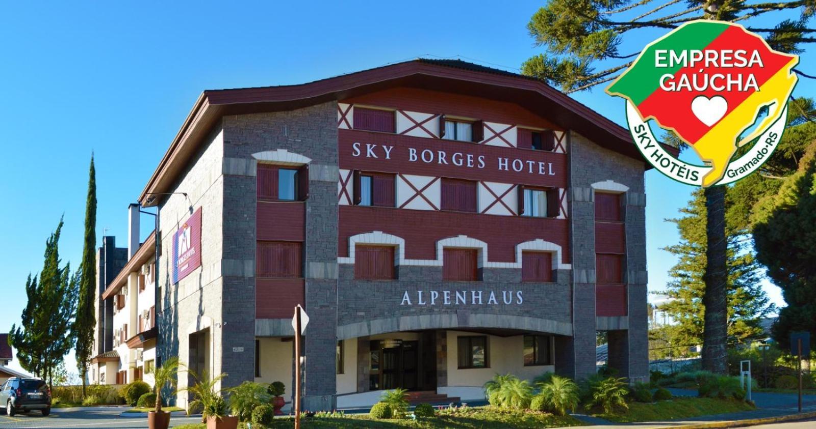 Sky Borges Hotel Alpenhaus - Gramado Extérieur photo